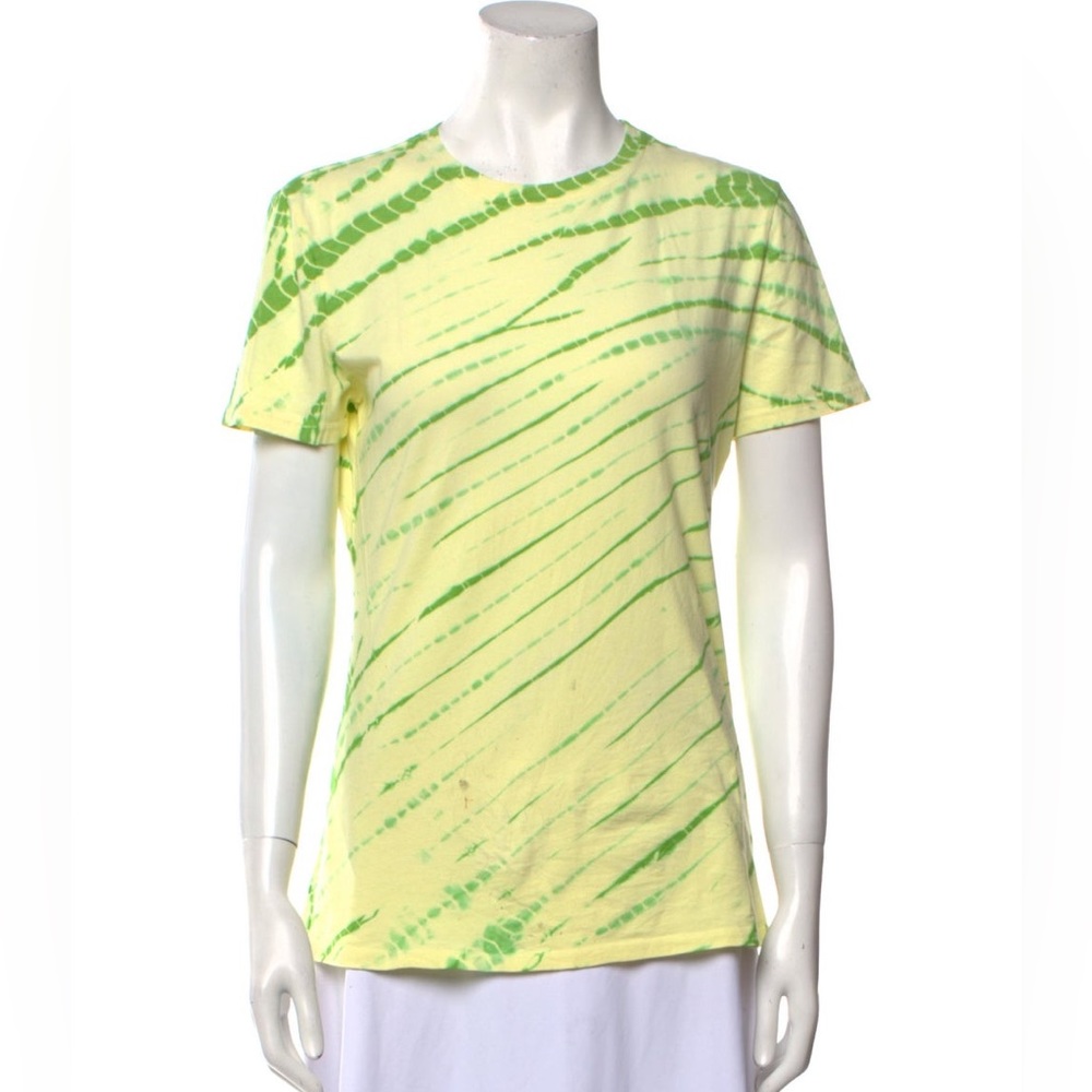 Proenza Schouler Tye Dye tee shirt White Label Yellow/green medium